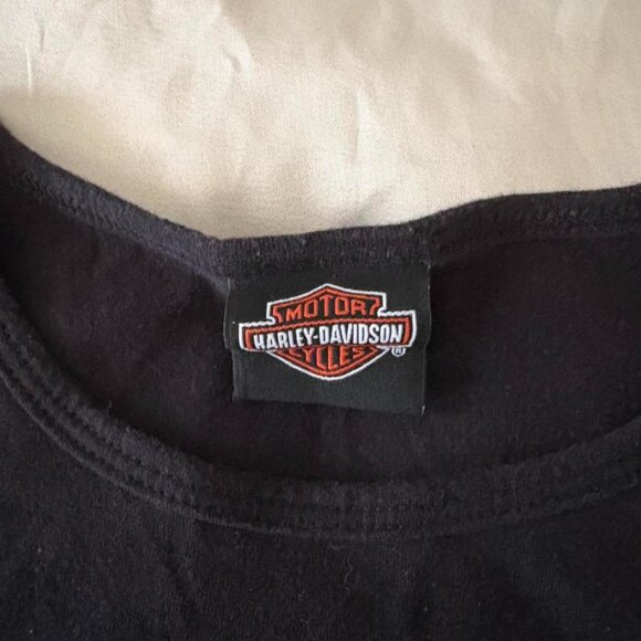 Harley Davidson black tee. Adam's Center NY - Picture 3 of 5